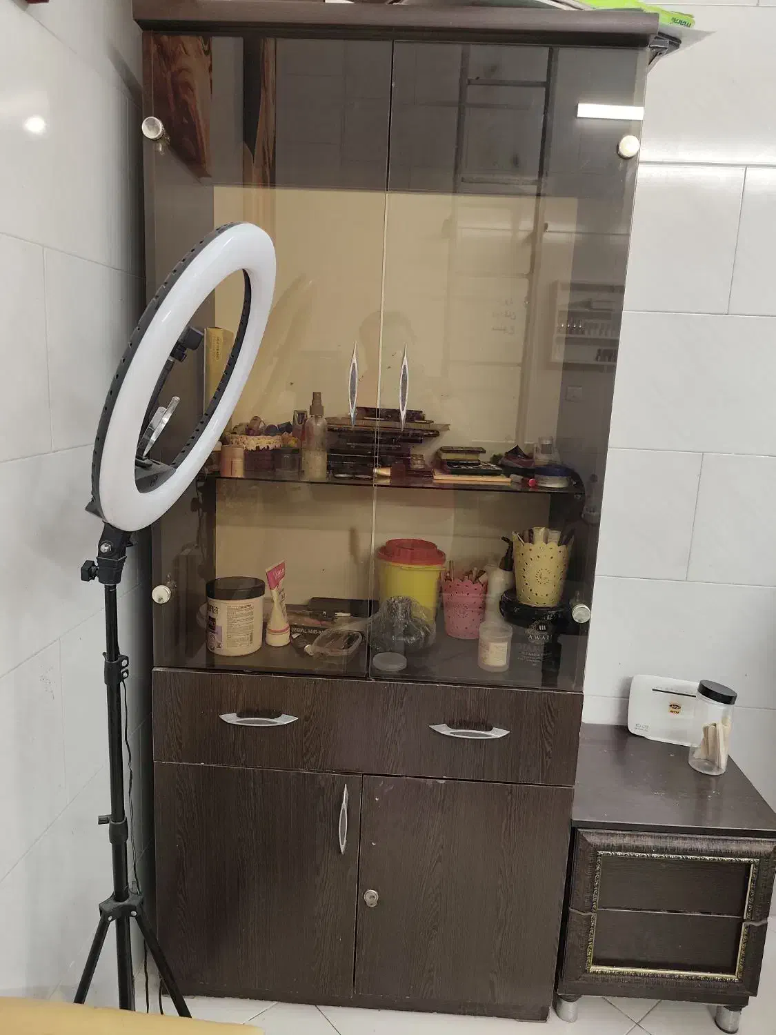 آینه وکنسول|بوفه، ویترین، کنسول|شیراز, شهرک امیر کبیر|دیوار