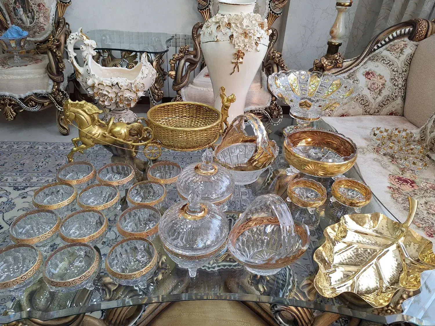 ظروف سرو وپذیرایی کریستال برنز|ظروف سرو و پذیرایی|تهران, مجیدیه|دیوار