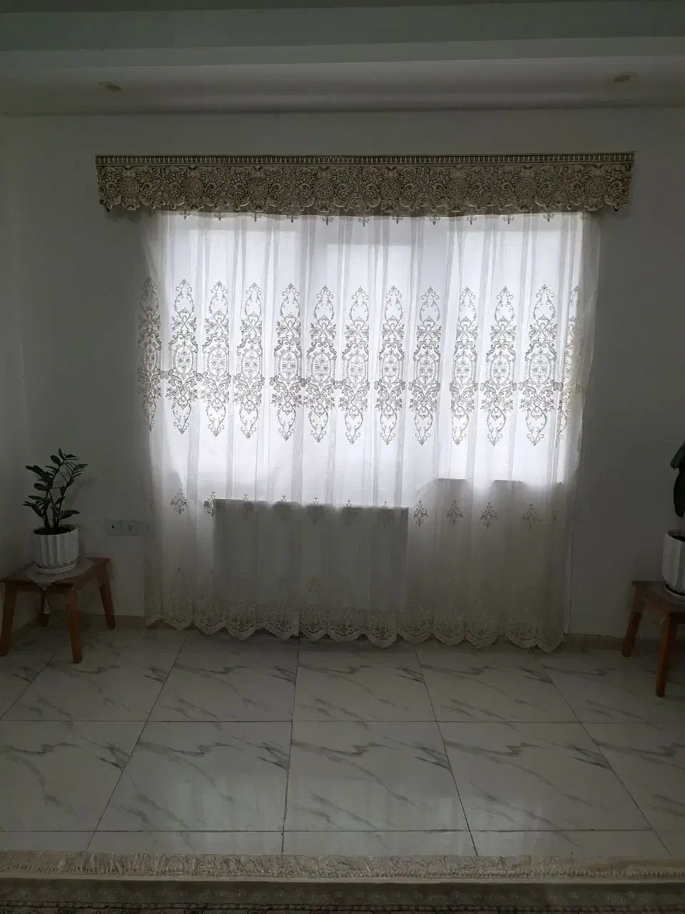 3عدد پرده سالم به همراه کتیبه|پرده، رانر، رومیزی|رشت, حمیدیان|دیوار