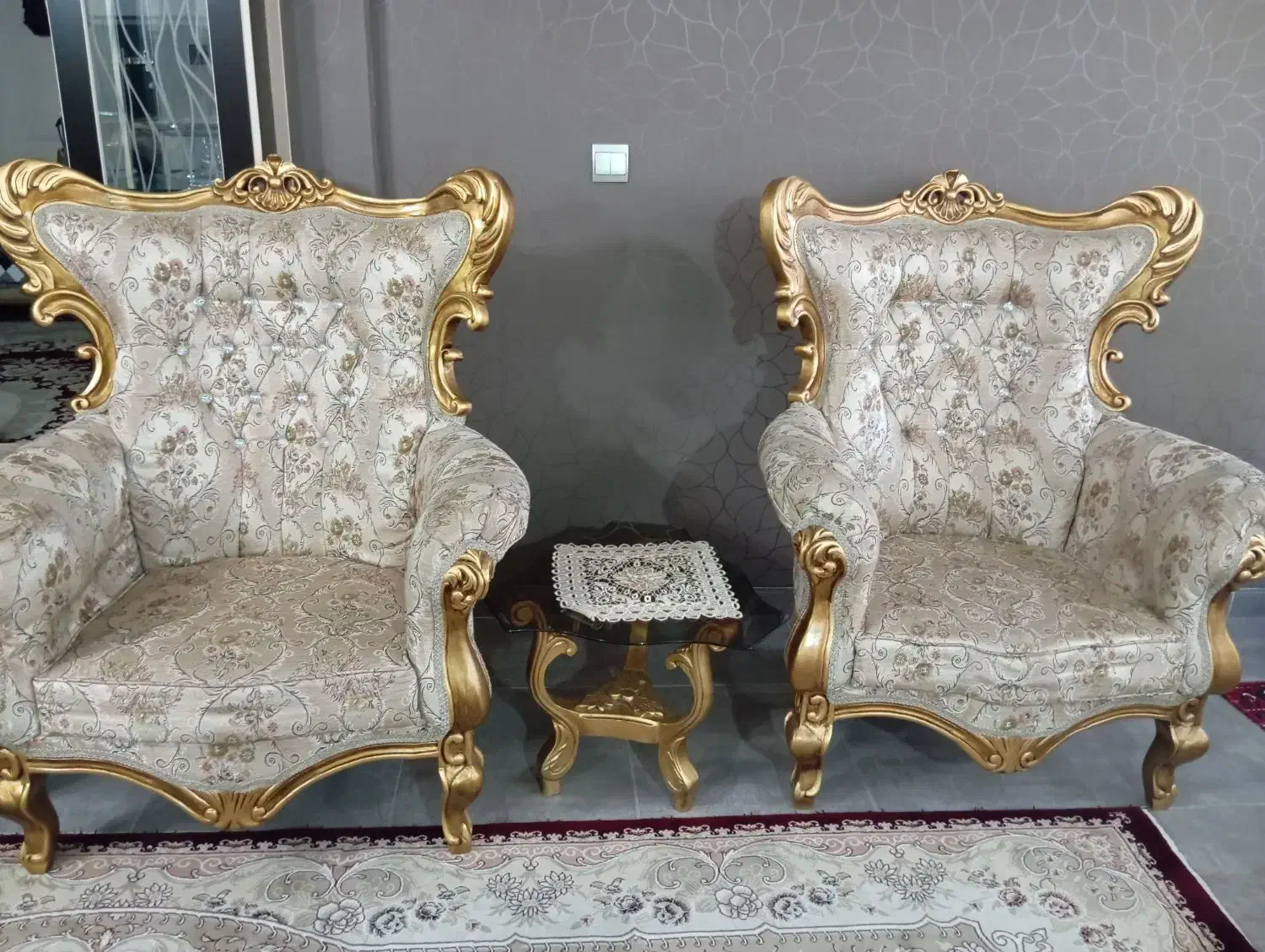 مبل سلطنتی|مبلمان خانگی و میز عسلی|همدان, |دیوار