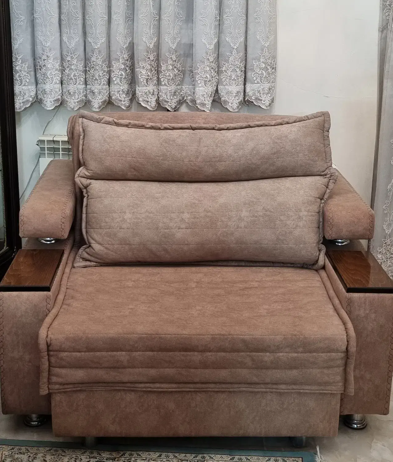 کاناپه ۳ نفره + مبل تخت شو|مبلمان خانگی و میز عسلی|تهران, امیریه|دیوار