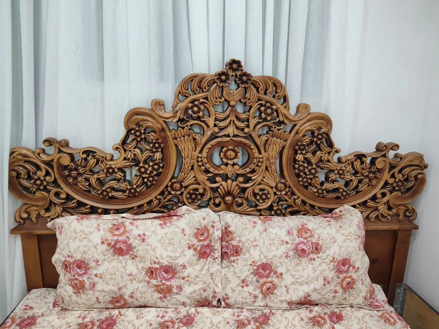 تخت سلطنتی دونفره|تخت و سرویس خواب|مشکیندشت, |دیوار