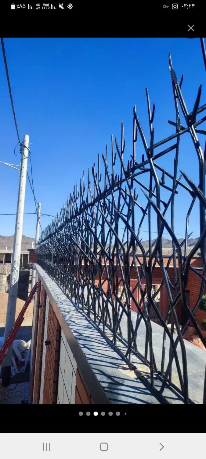 حفاظ امنیتی شاخ گوزنی|مصالح و تجهیزات ساختمان|قم, جاده معدن|دیوار