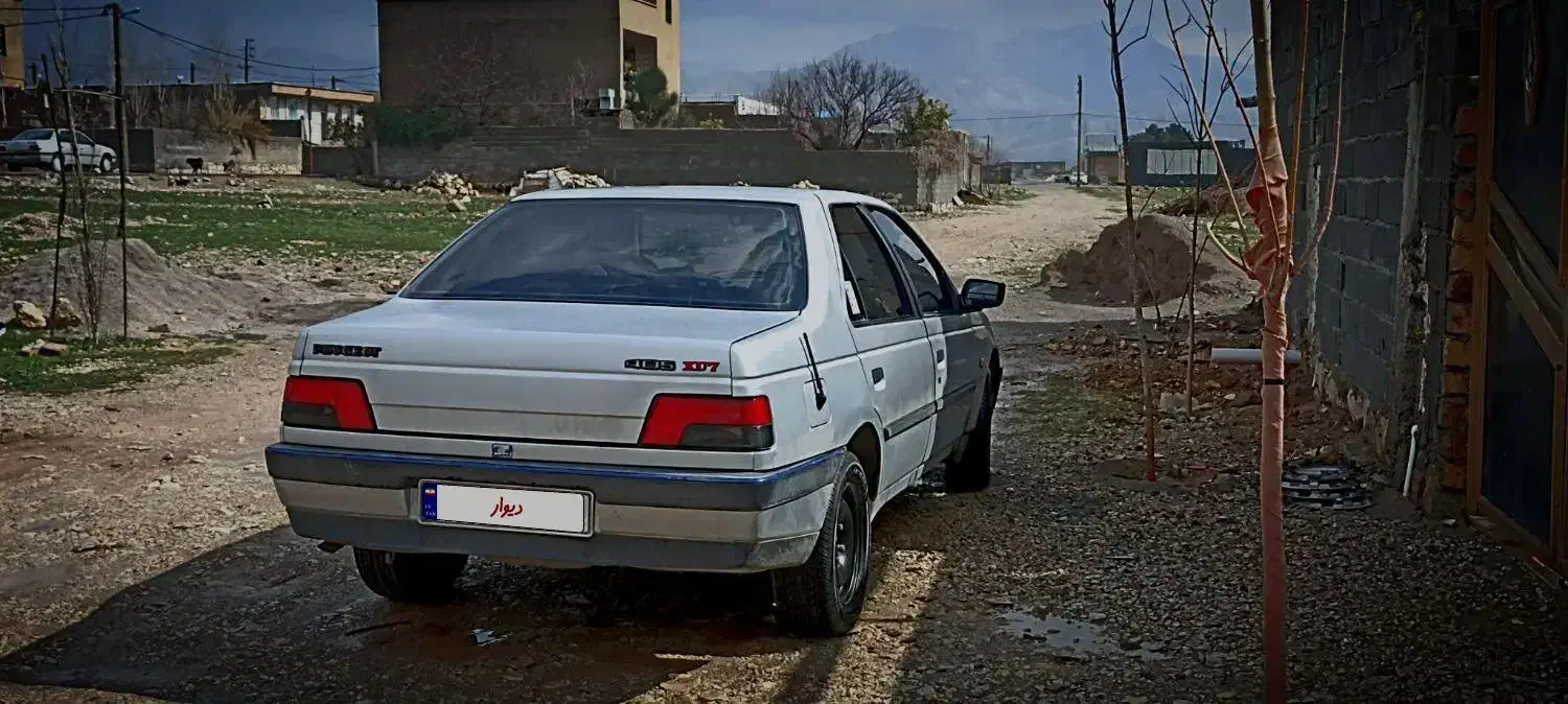پژو 405نقره ای،دوگانه کارخانه،مدل 93|خودرو سواری و وانت|ایلام, |دیوار