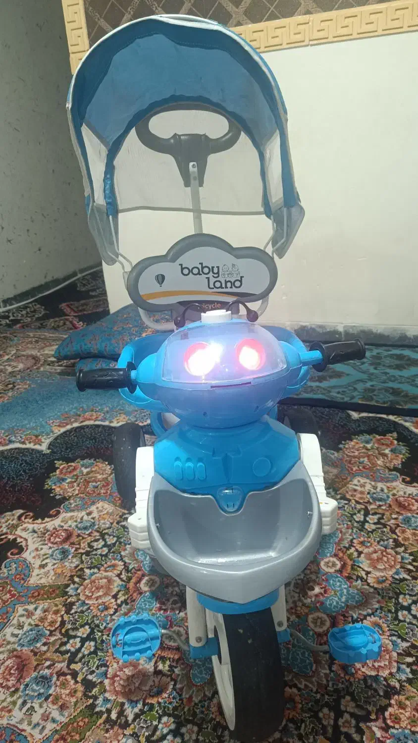 سه چرخه موزیکال بیبی لند|اسباب‌بازی بچه|کرمان, |دیوار