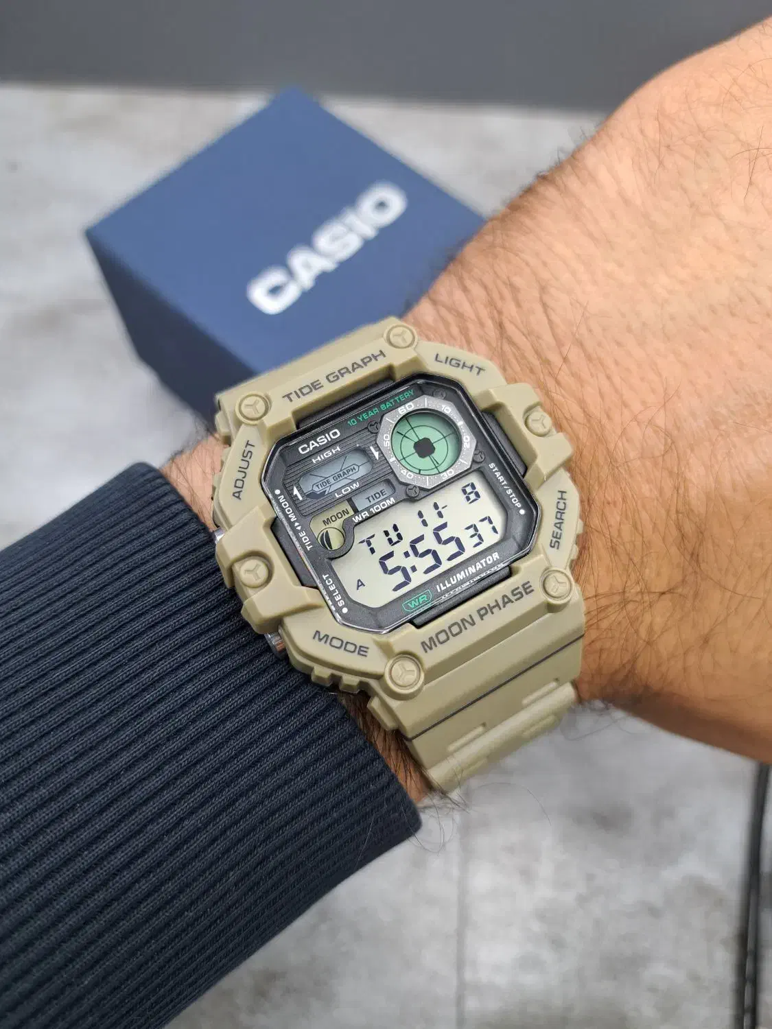 کاسیو اورجینال شرکتی دیجیتال نمودار جذر و مد|ساعت|اصفهان, قائمیه|دیوار