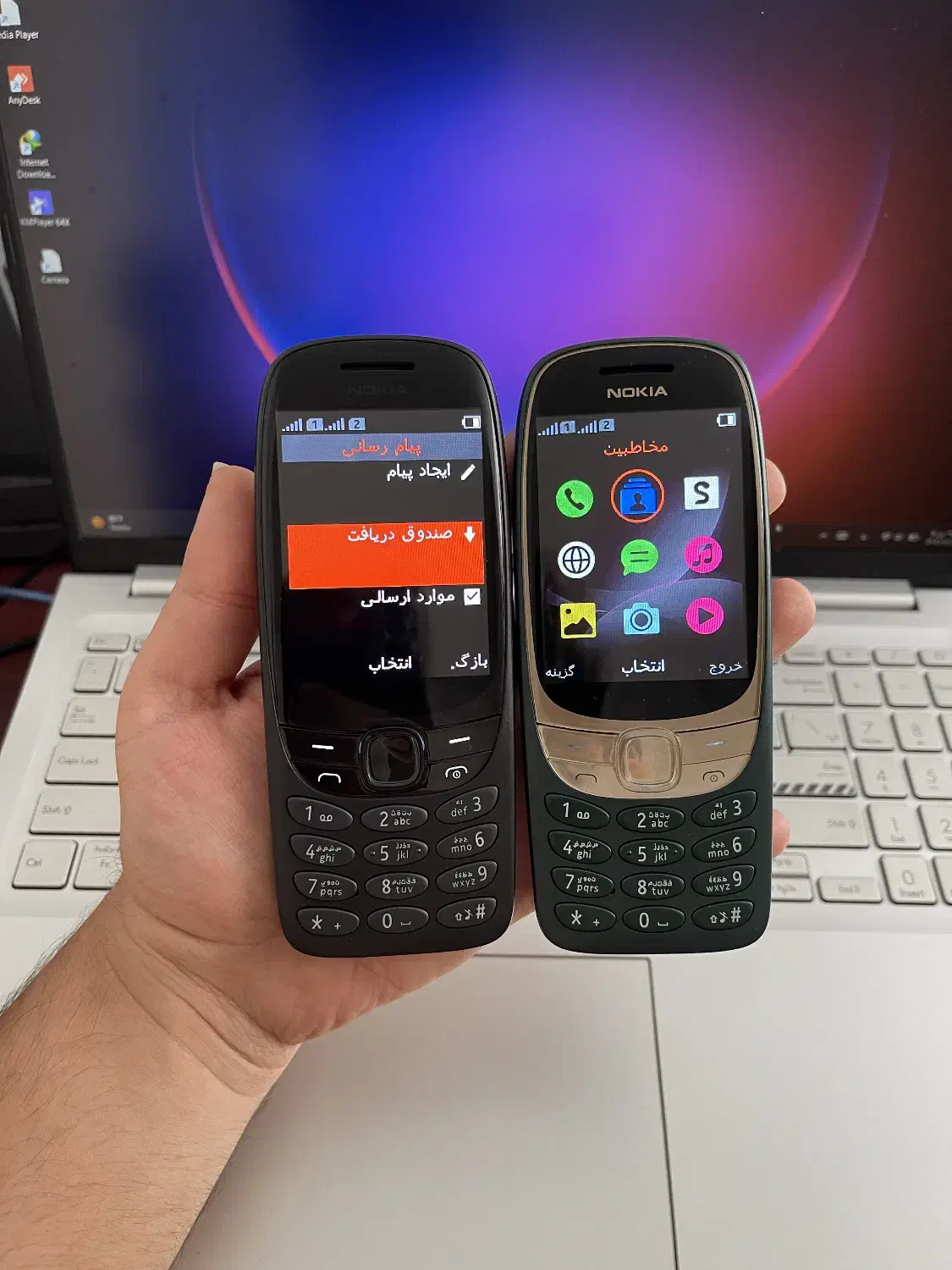 نوکیا 6310 صفحه بزرگ دکمه درشت رم خور دوربین آکبند|موبایل|تهران, جمال‌زاده|دیوار