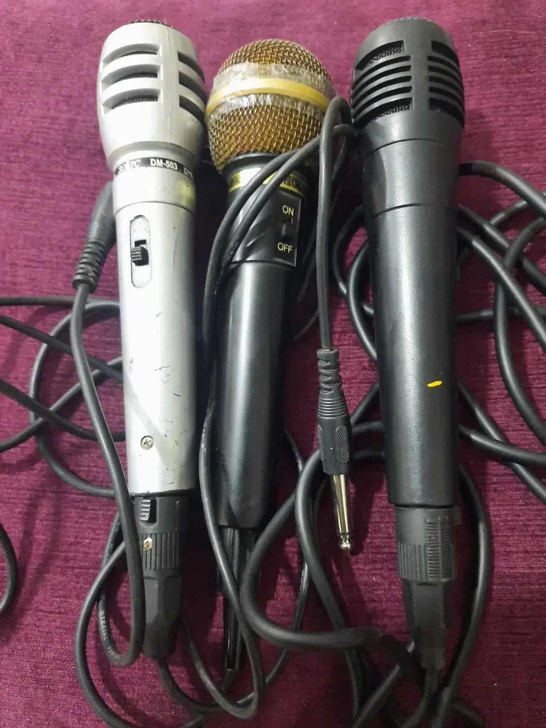 ۲عددمیکروفن سالم|سیستم صوتی خانگی|بجنورد, |دیوار