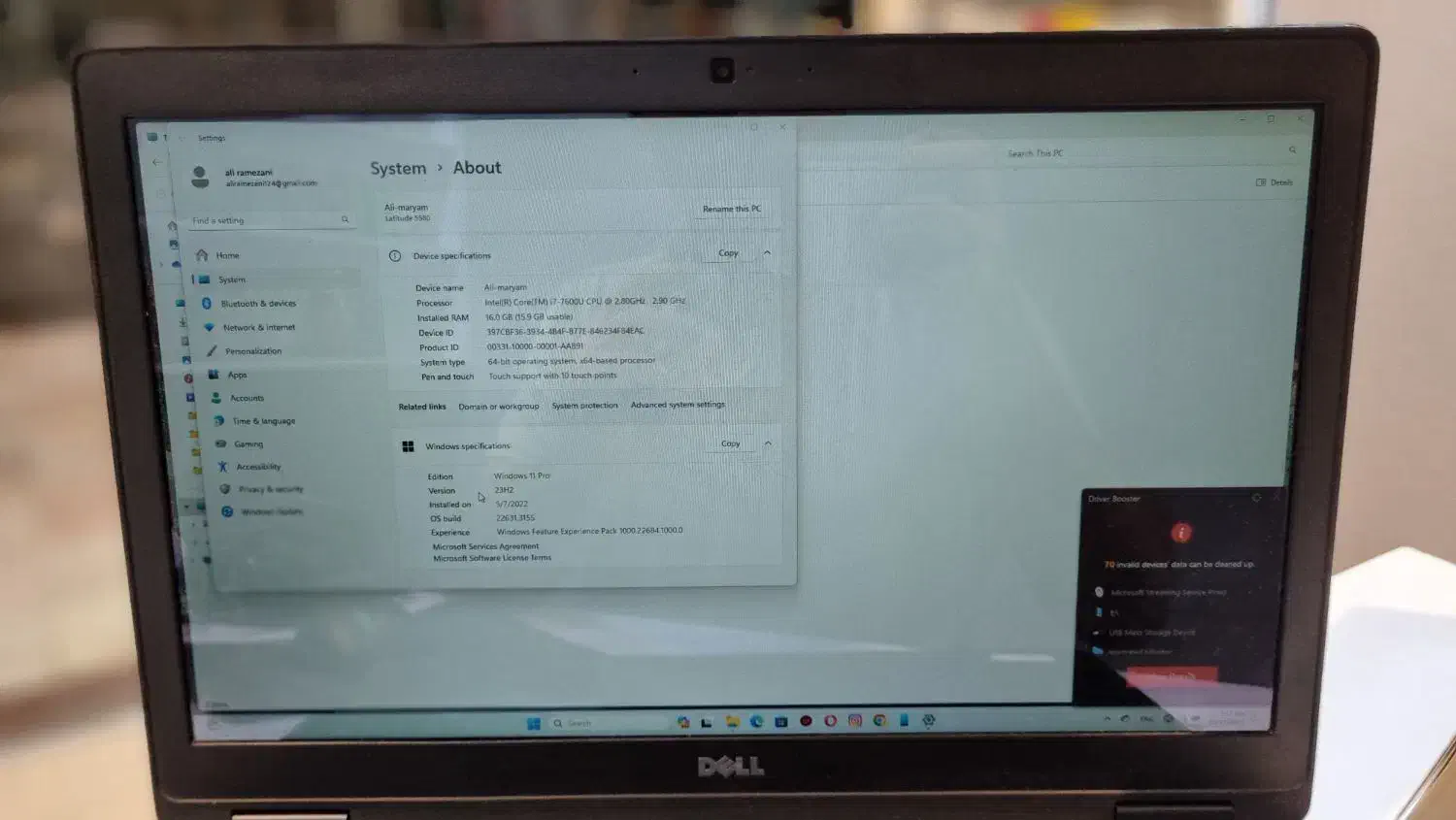 لبتاپ dell i7 نسل ۷|رایانه همراه|مشهد, ده دی|دیوار