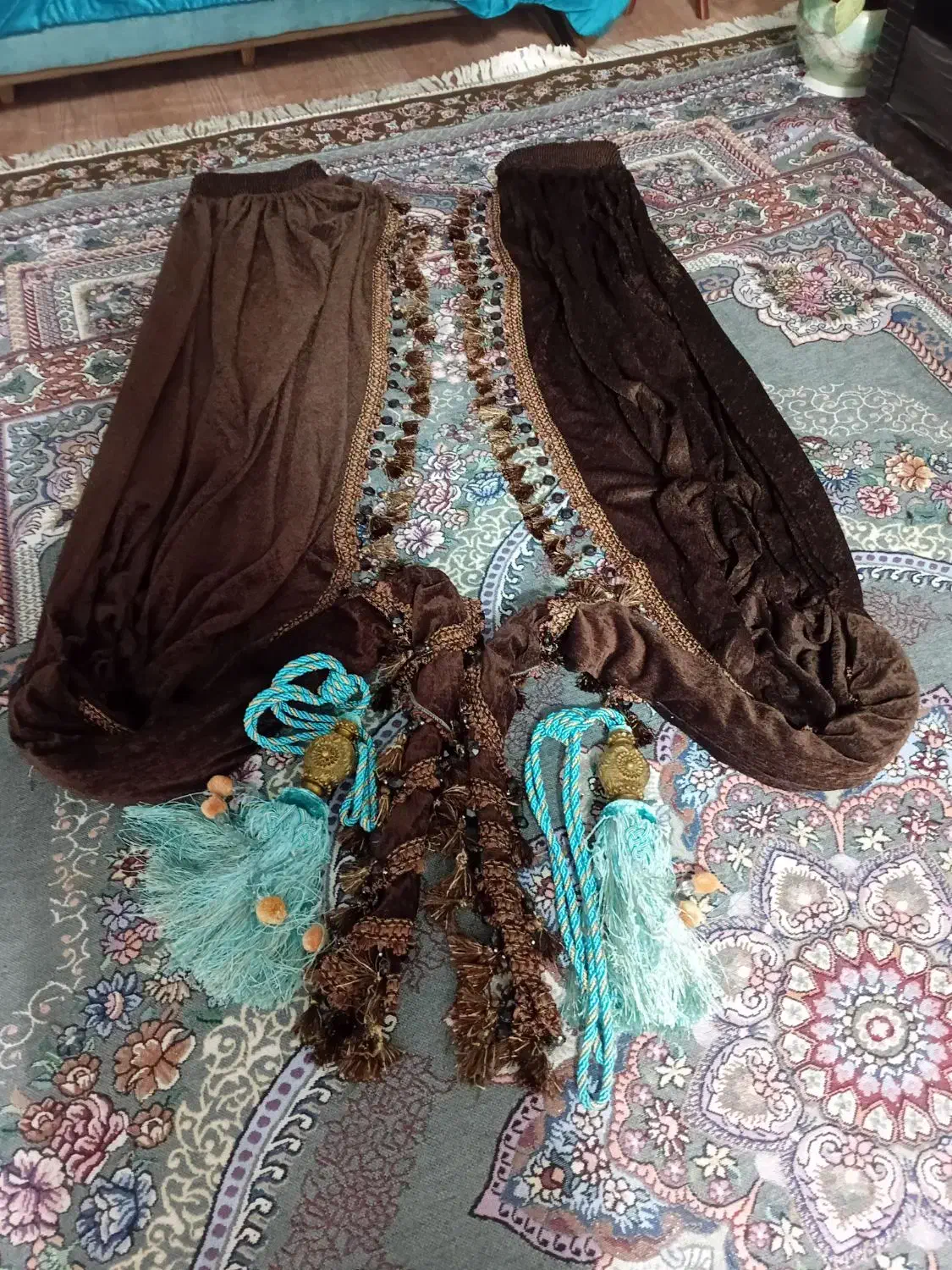 یک جفت پرده و والن|پرده، رانر، رومیزی|بندر انزلی, جهانگانی|دیوار