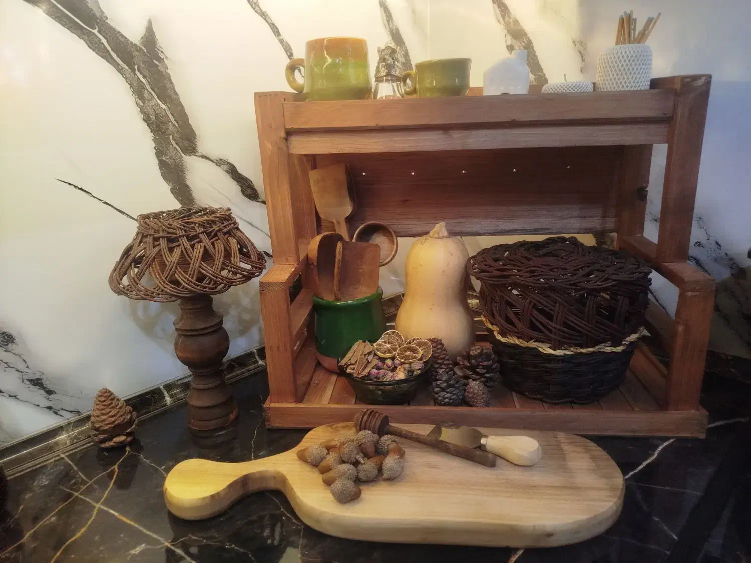 لوازم چوبی|ظروف سرو و پذیرایی|گلبهار, شهر جدید گلبهار|دیوار