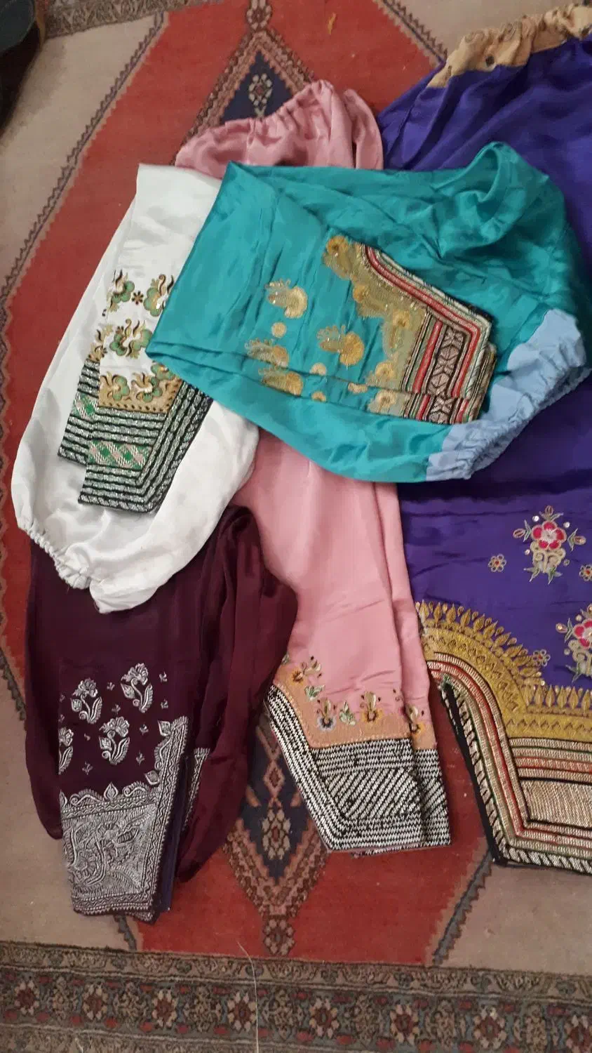 شلوار بومی جنوب  ایران|لباس|پره‌سر, |دیوار