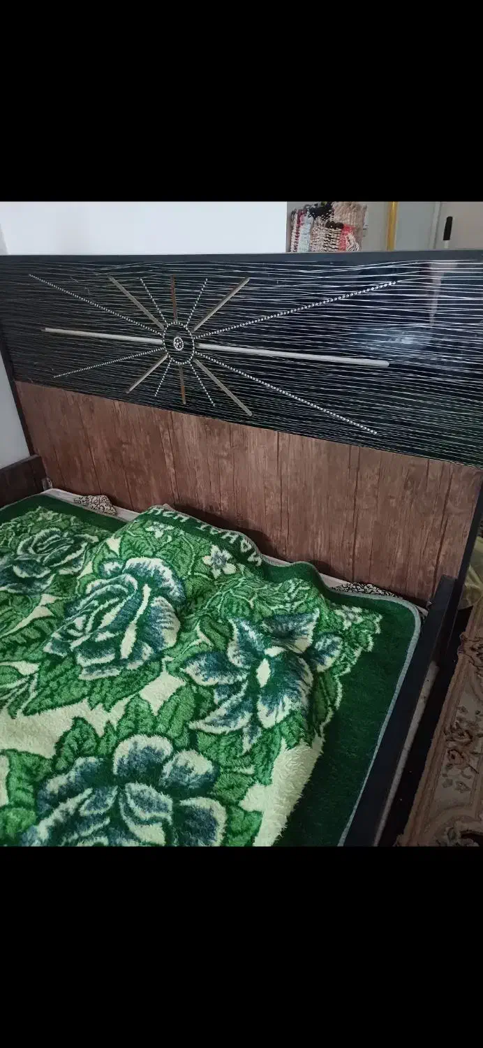 تختخواب چوبی دو نفره|تخت و سرویس خواب|فردیس, سرحد آباد|دیوار