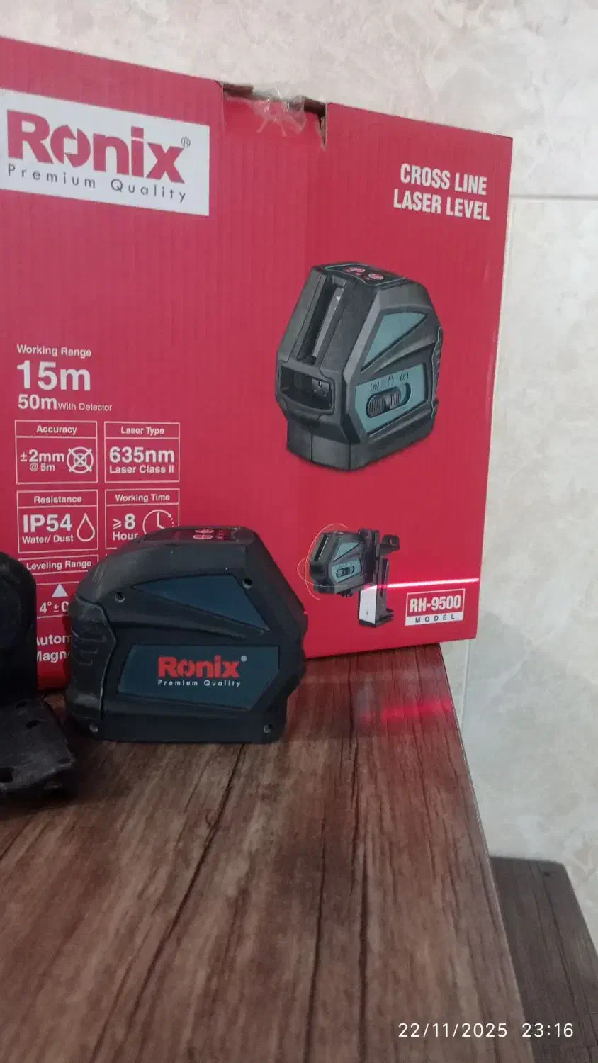 تراز لیزری رونیکس مدل 9500RH درحدنو|ابزارآلات|قم, شهرک امام حسین|دیوار