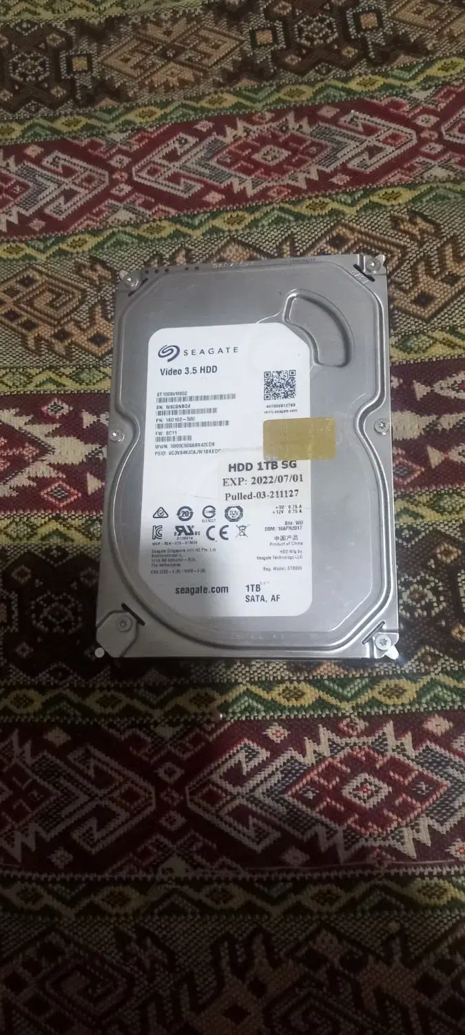 هارد1TB SG|قطعات و لوازم جانبی رایانه|تهران, پرستار|دیوار