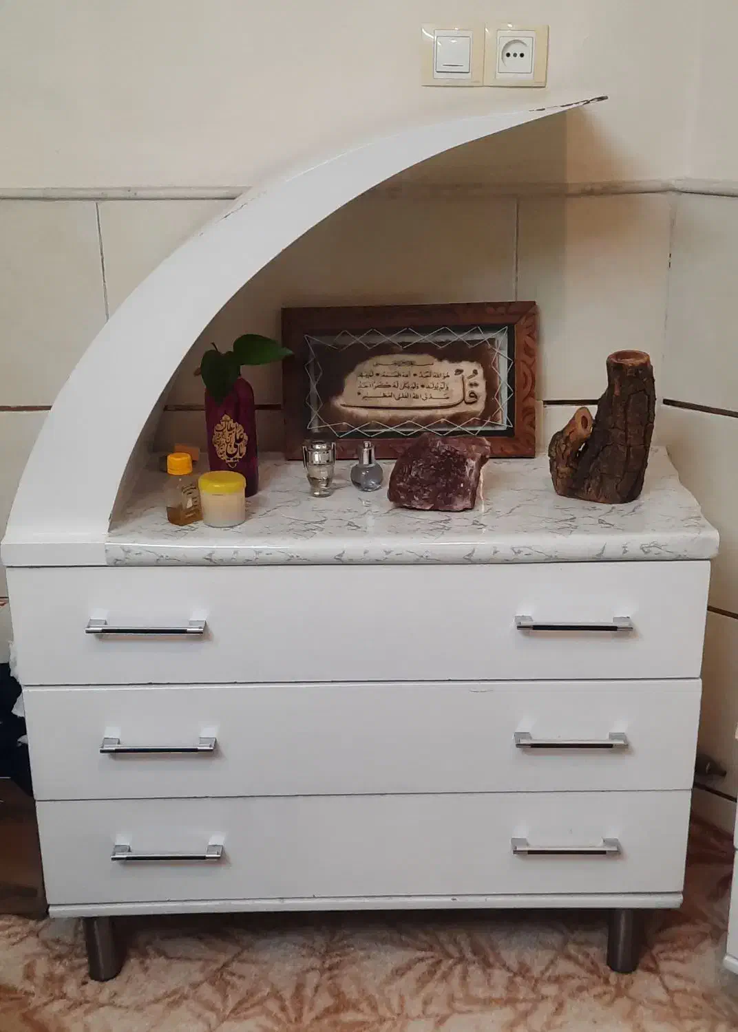 سرویس خواب دو نفره سالم|تخت و سرویس خواب|سمنان, |دیوار