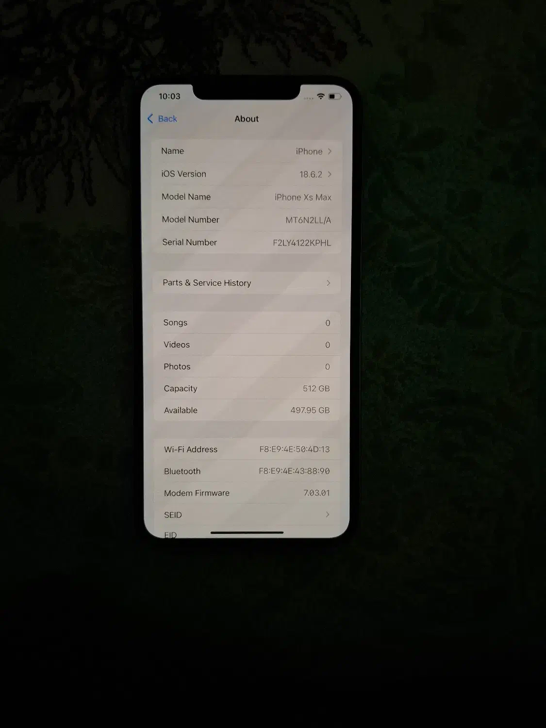 یک دستگاه ایفون xs max|موبایل|بندرعباس, |دیوار