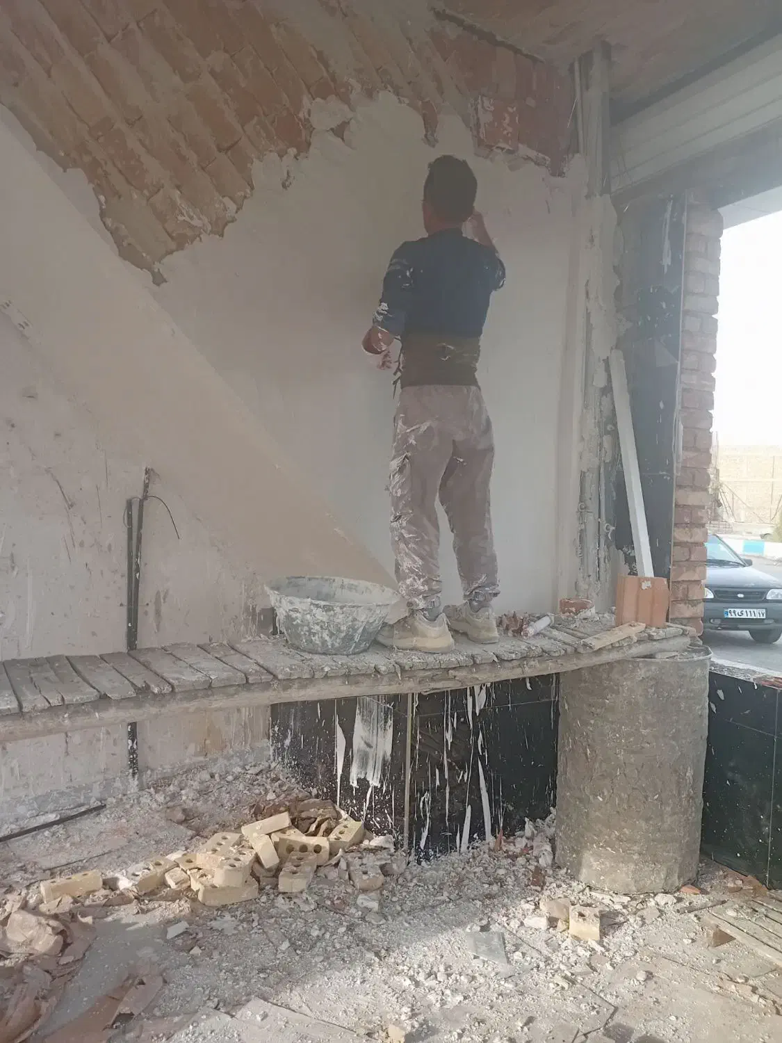 گچکاری و سفیدکاری|خدمات پیشه و مهارت|نوشین شهر, |دیوار