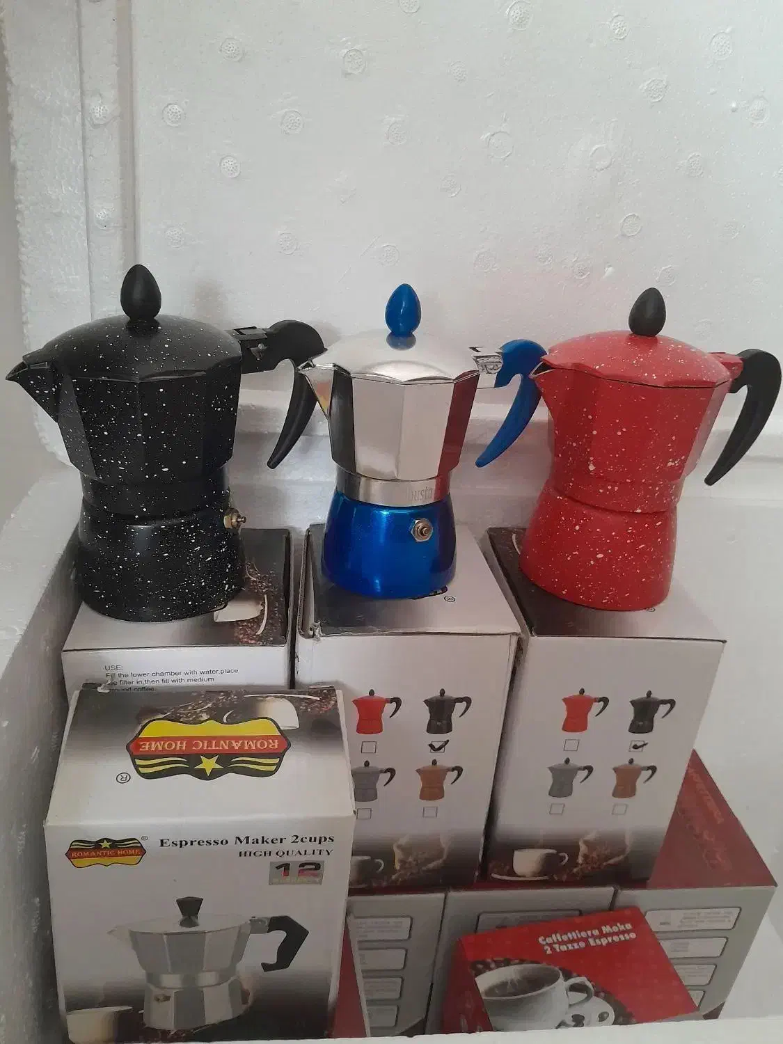 قهوه جوش، موکاپات|قوری، کتری، قهوه‌ساز دستی|قم, بنیاد|دیوار