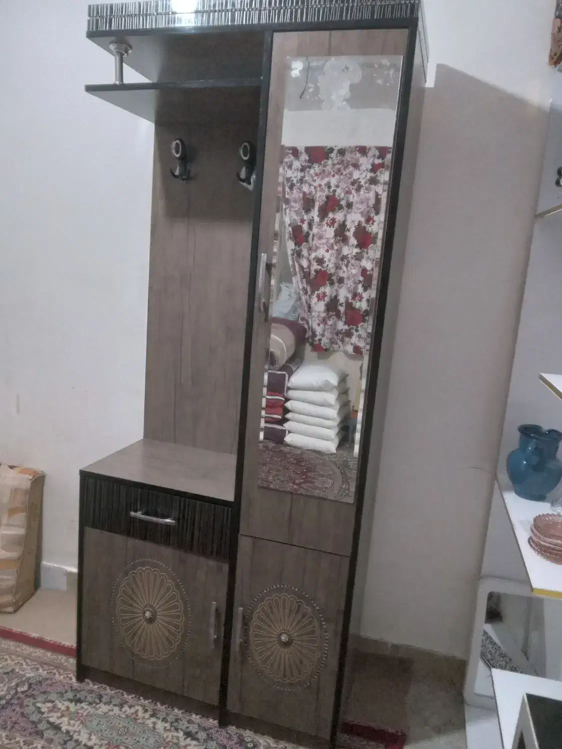 پارتیشن.جاکفشی .کمد اینه دار قیمت ۲۴۰۰|جاکفشی، کمد، دراور|مسجد سلیمان, |دیوار