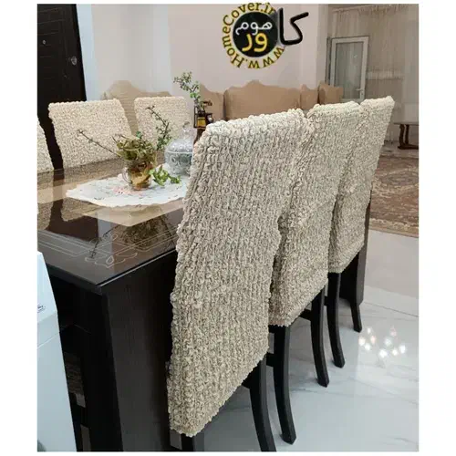 کاور صندلی ناهارخوری مدل لاکرا پفکی ترک|مبلمان خانگی و میز عسلی|تهران, شهرک پرواز|دیوار