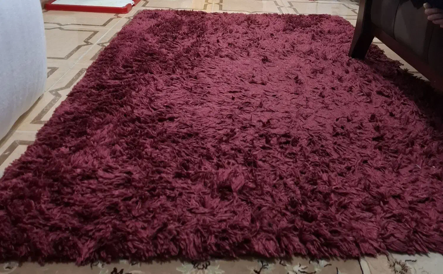 فرش ۳متری رنگ جگری|فرش|رشت, توشیبا|دیوار