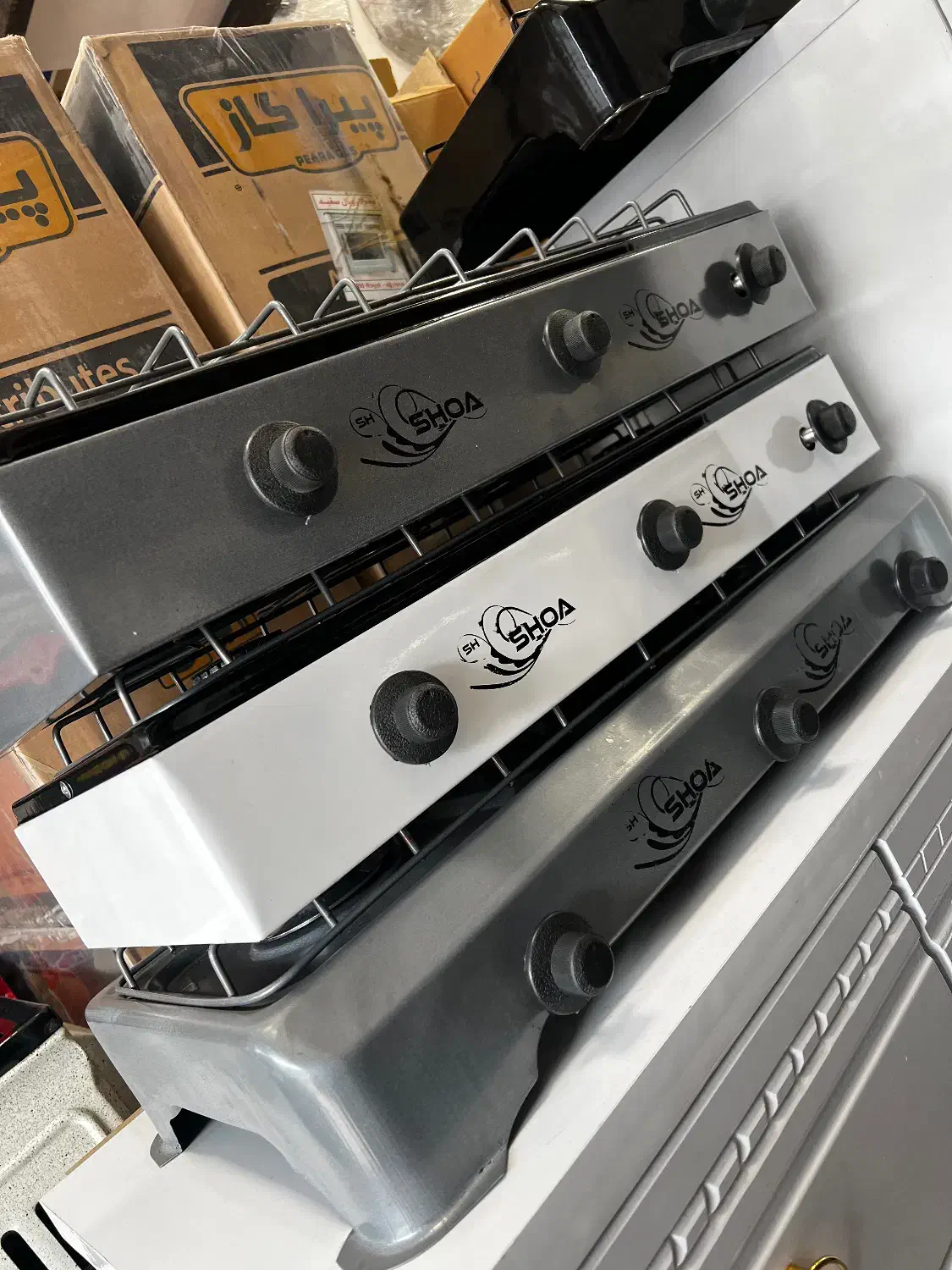 اجاق گاز دو سه شعله رومیزی لعابی شعاع|اجاق گاز و لوازم برقی پخت‌وپز|تهران, جیحون|دیوار