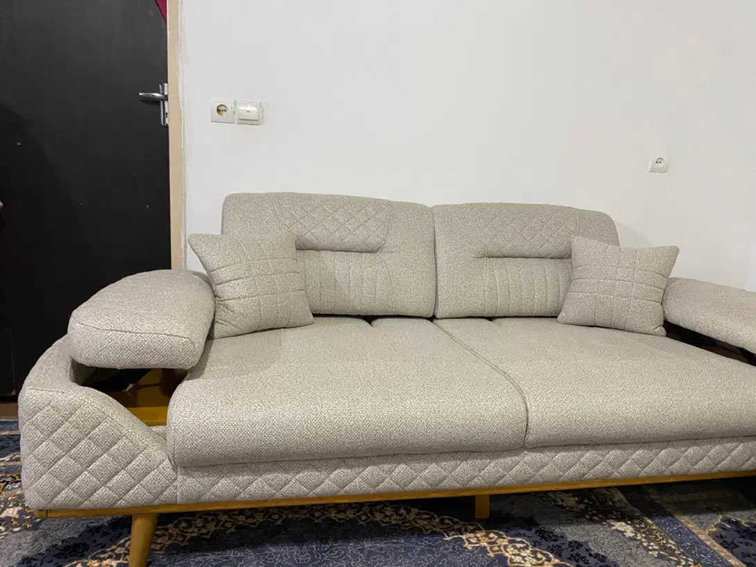 مبلمان راحتی تمام تخت خواب شو آلفا ۸نفره همراه میز|مبلمان خانگی و میز عسلی|رفسنجان, |دیوار