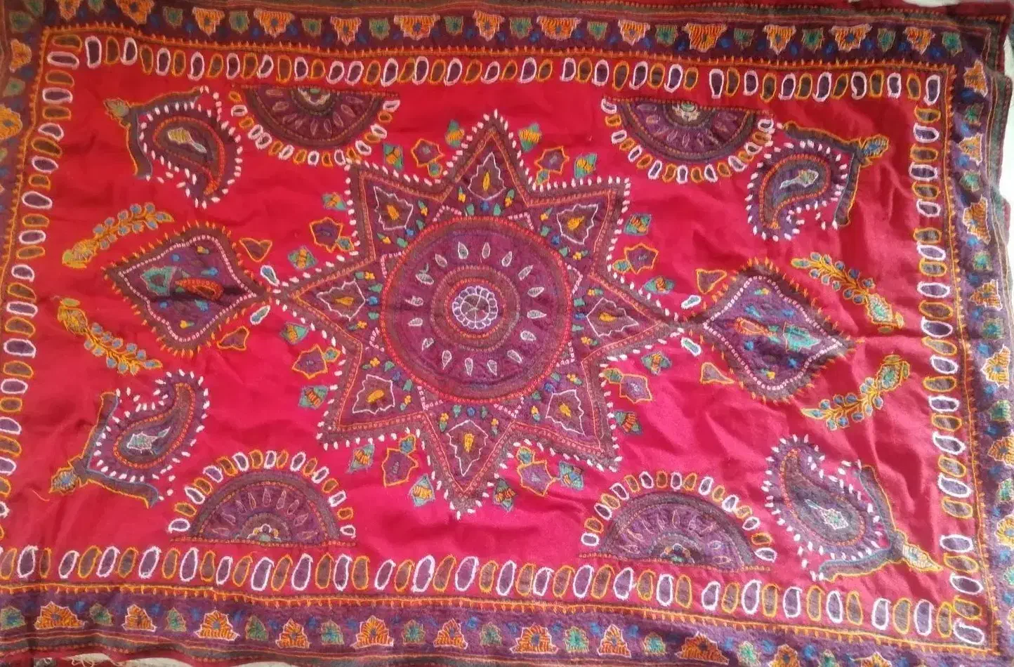 پته سوزنی کرمان، رومیزی.تابلوفرش|تابلو فرش|آستارا, |دیوار