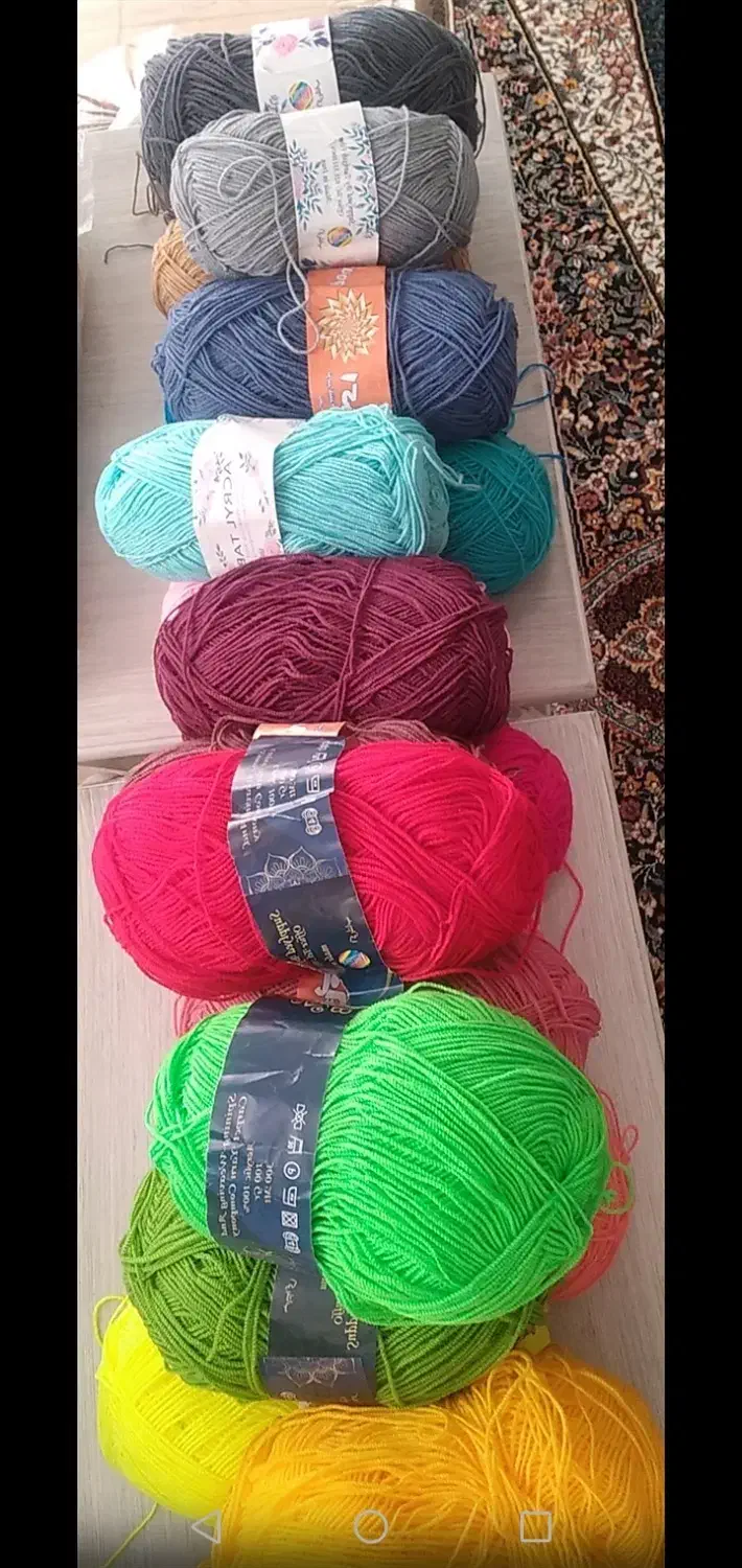 فروش کاموا اکریل تاب|لوازم خیاطی و بافتنی|گنبد کاووس, |دیوار