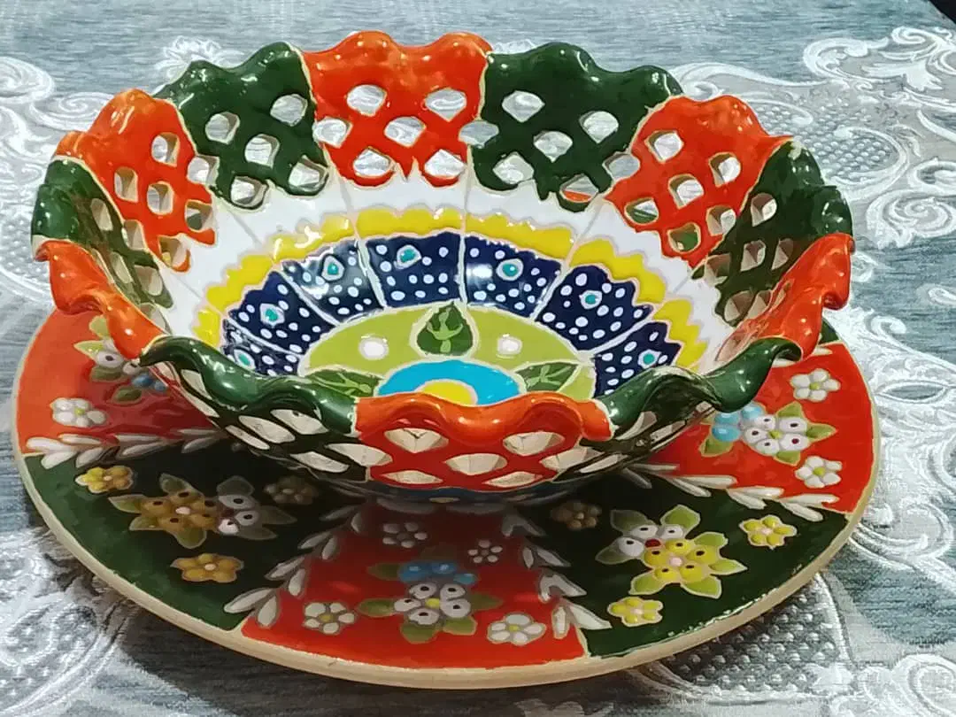 میوه خوری مینا کاری|صنایع دستی و سایر لوازم تزئینی|کرج, کمال‌شهر|دیوار