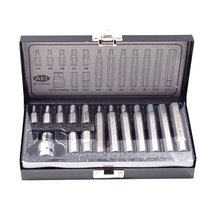 جعبه بیتهای15پارچه آلن شش گوش و ستاره ایAKT|ابزارآلات|اصفهان, سرتاوه|دیوار