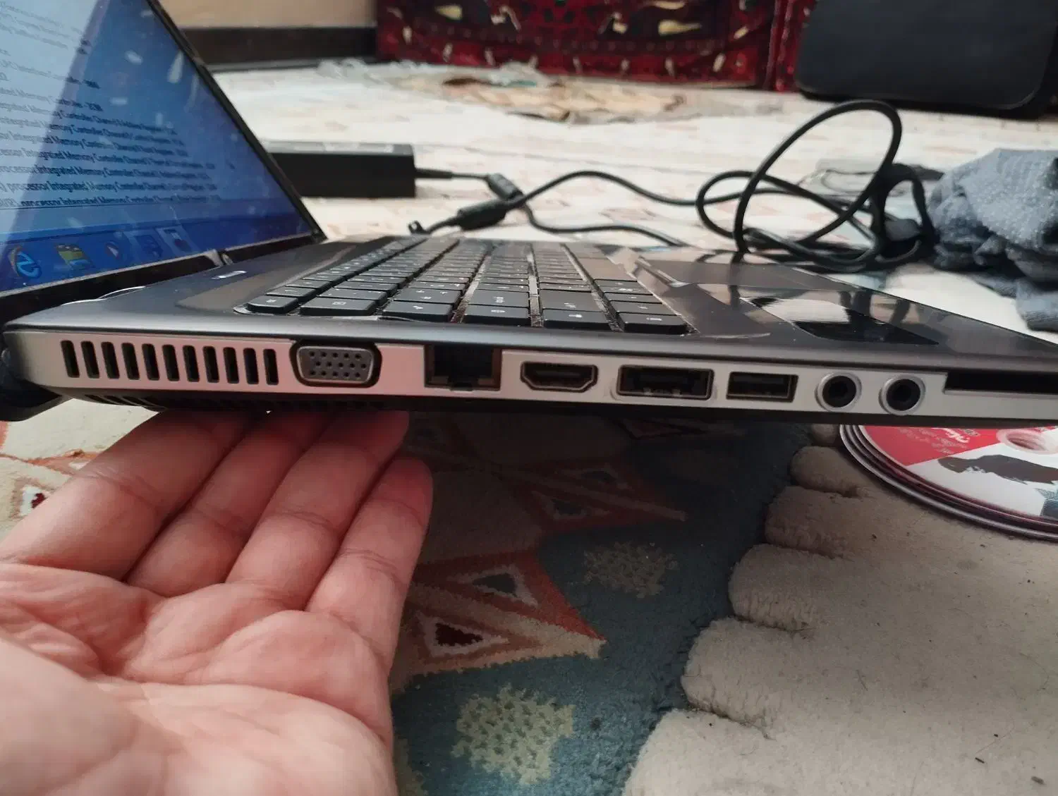 لپ تاپ hp pavilion dv6 note|رایانه همراه|شیراز, شاه قلی بیگی|دیوار
