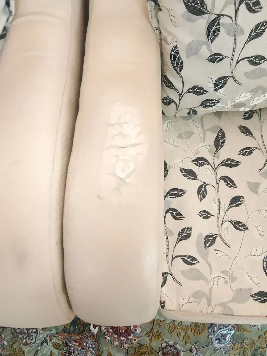 یک دست مبل و پشتی|مبلمان خانگی و میز عسلی|جعفرآباد, |دیوار