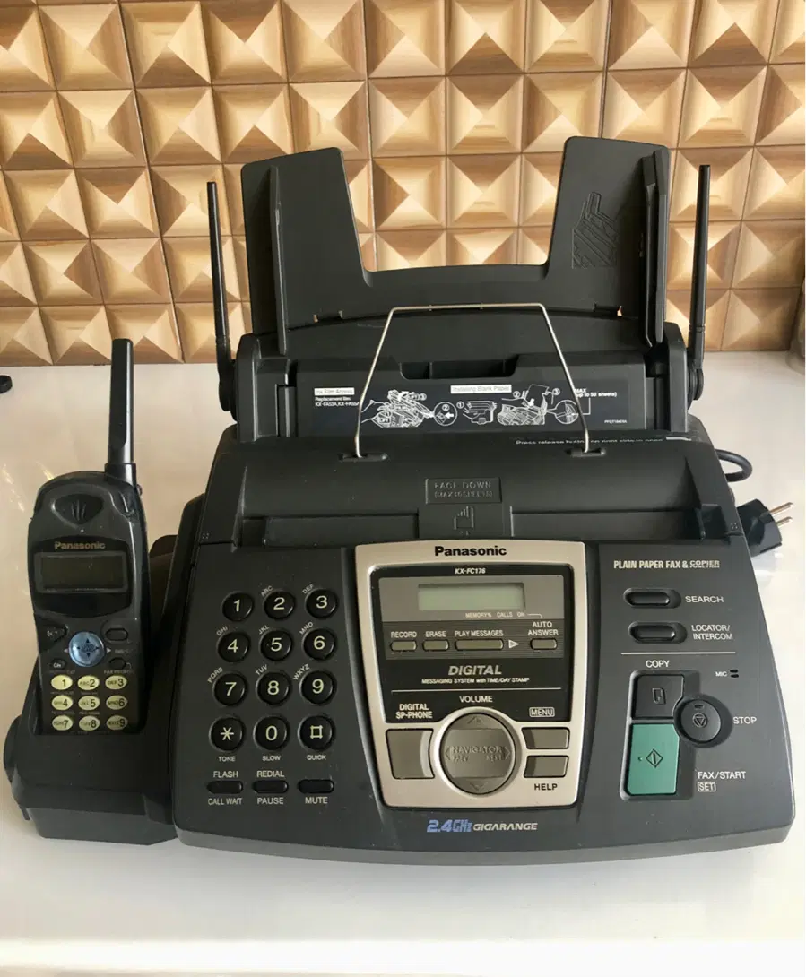 فکس پاناسونیک مدل kx-fc176 با گوشی بیسیم اصل|پرینتر، اسکنر، کپی، فکس|تهران, جمهوری|دیوار