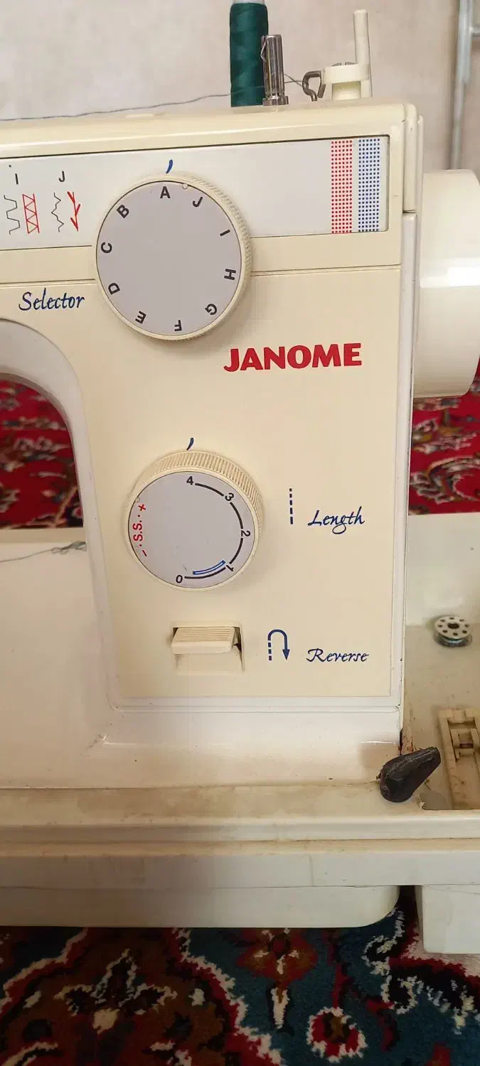 چرخ ژانومه ۳۹۵ Aاصل تایلند|چرخ خیاطی و ریسندگی|آران و بیدگل, |دیوار