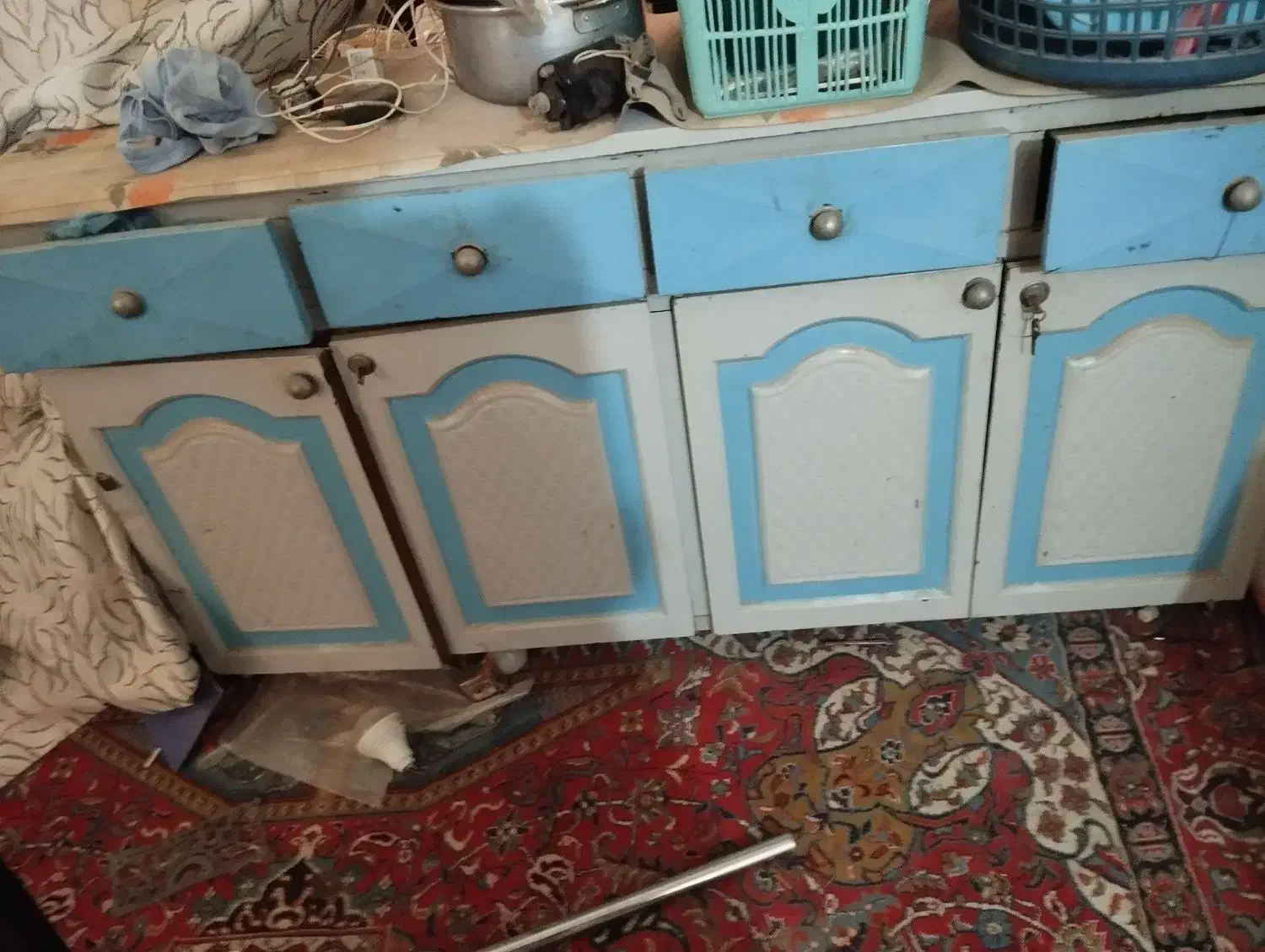 کمد ظرفی|آب‌چکان و نظم‌دهنده ظروف|رفسنجان, |دیوار