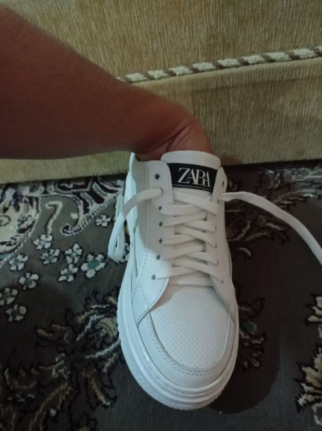 کفش سفید zara|کیف، کفش، کمربند|زابل, |دیوار