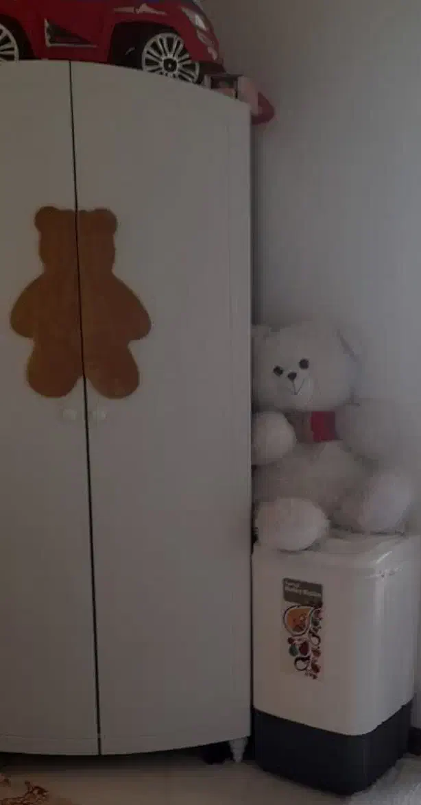 کمد وسرویس خواب نوجوان درحد نو کمد ریلی|تخت و سرویس خواب|پرند, فاز ۳|دیوار