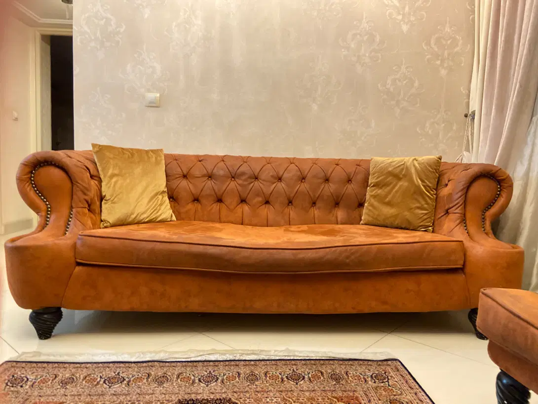 مبل چستر ۸ نفره در حد نو|مبلمان خانگی و میز عسلی|تهران, پردیسان|دیوار