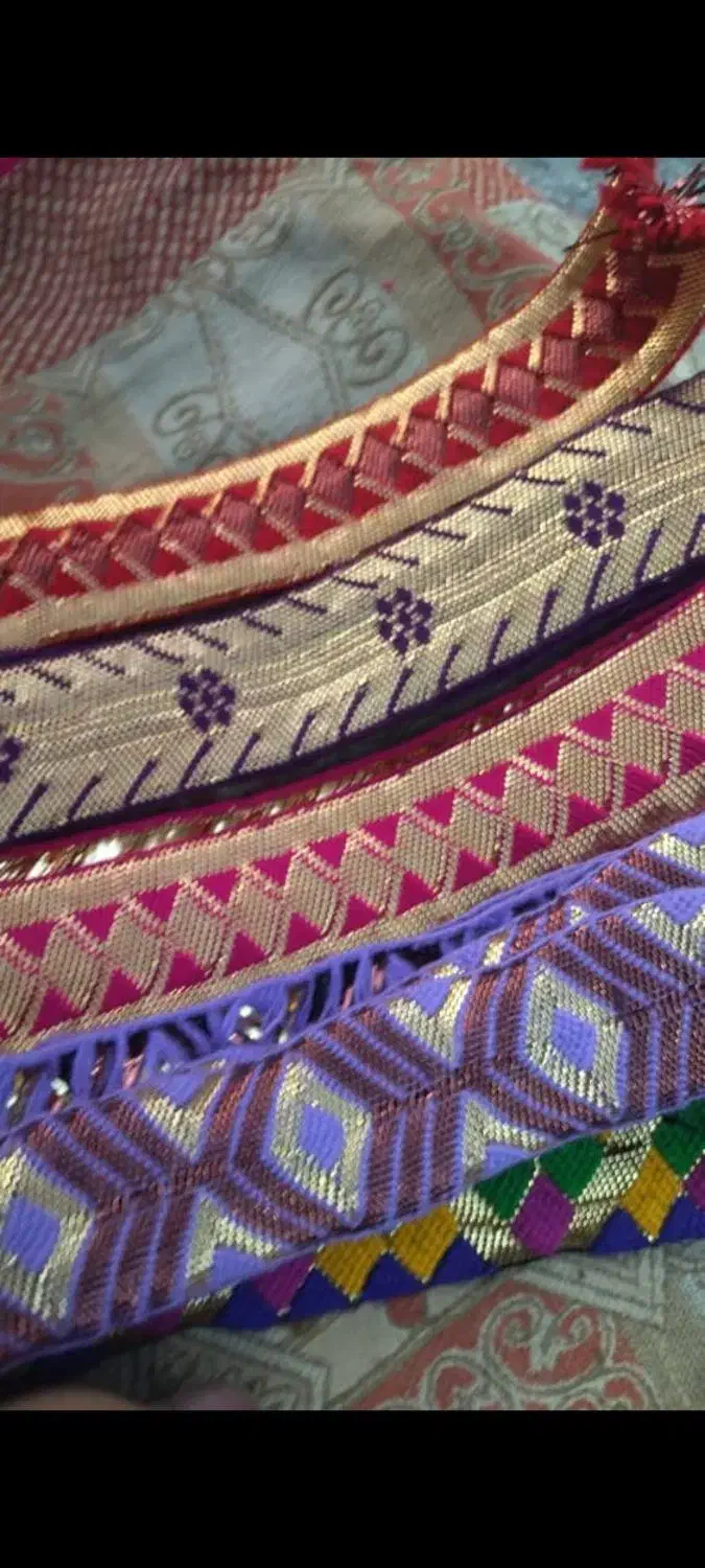 شک زری طلایی|لباس|میناب, |دیوار