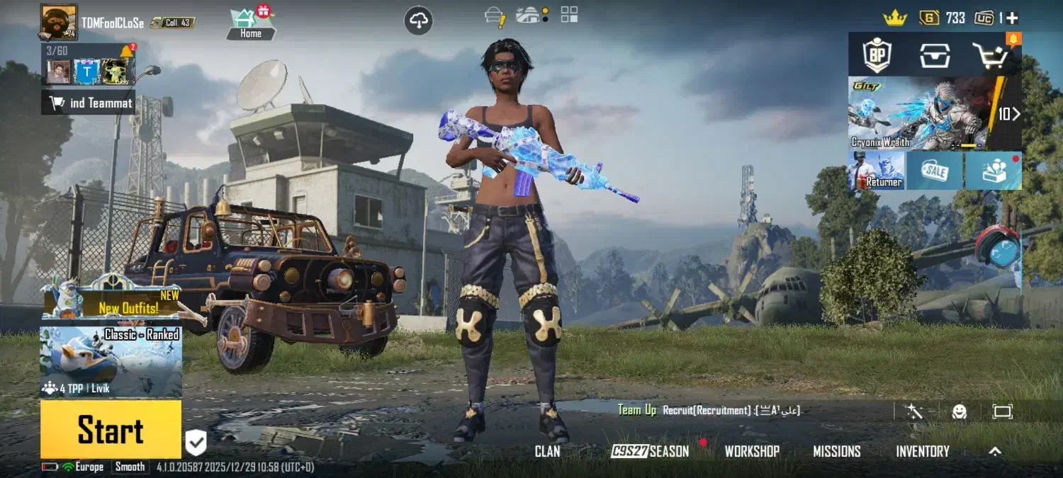 اکانت پابجی|کنسول، بازی ویدئویی و آنلاین|زاهدان, |دیوار