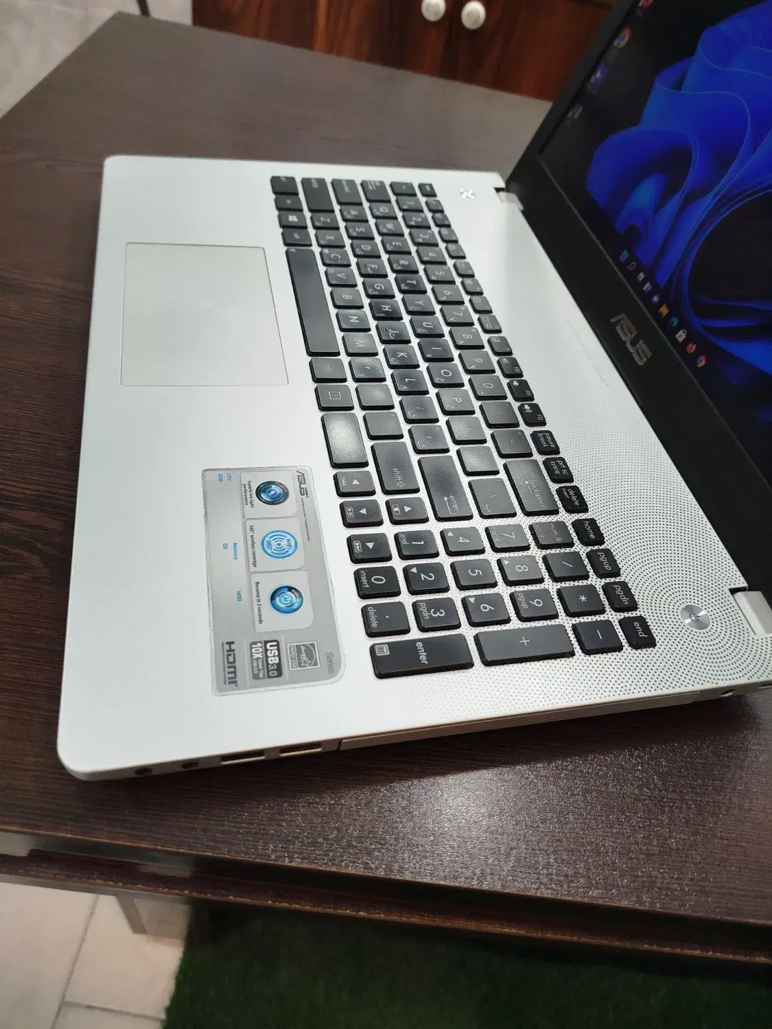 لپ تاپ ایسوس کم کارکرد Core i7|رایانه همراه|رشت, بلوار گیلان|دیوار