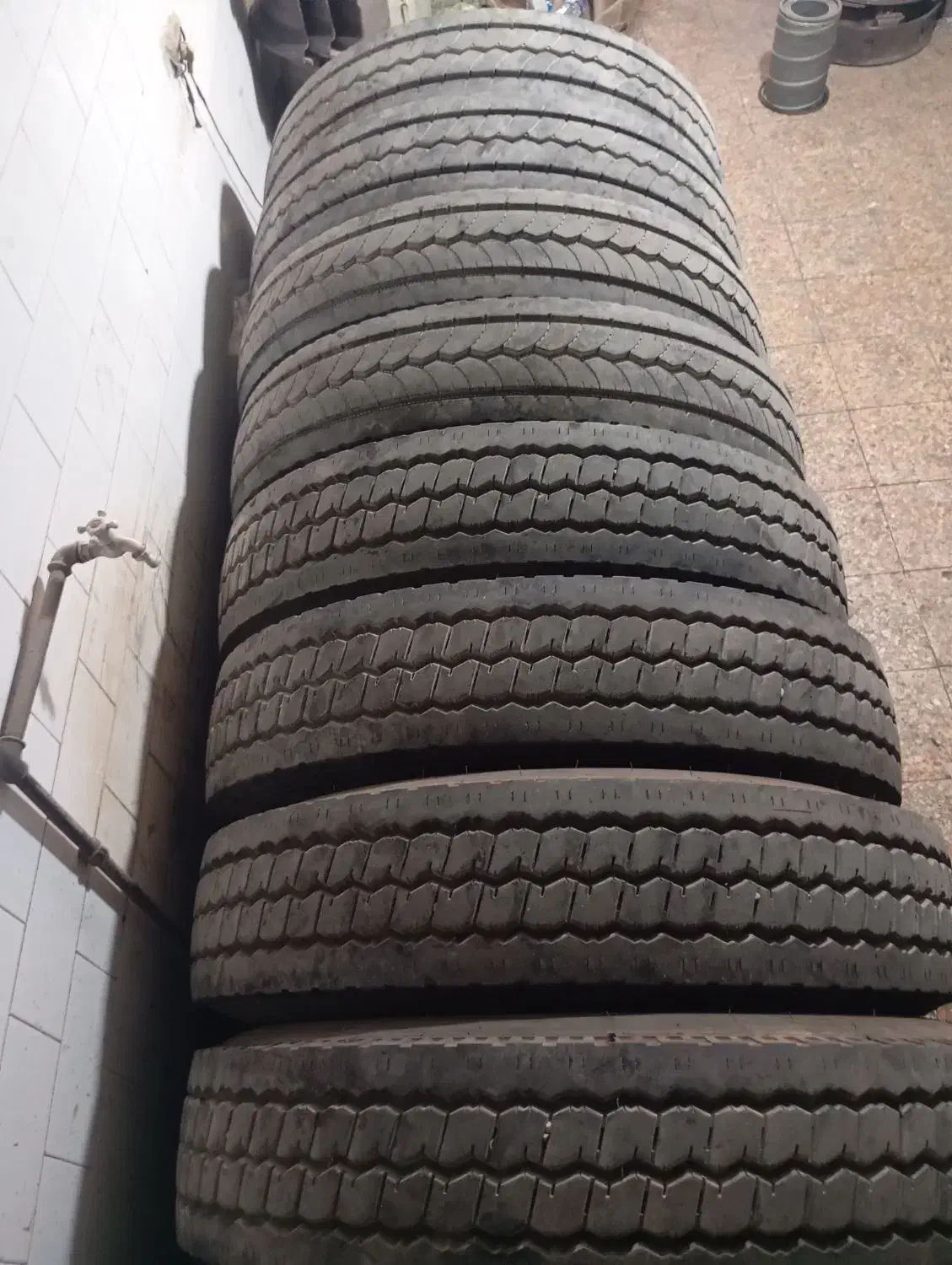 فرشی لاستیک 24و سه تیکه افهاشی رینگ 24ست کامل|قطعات یدکی و لوازم جانبی|اهواز, دغاغله|دیوار