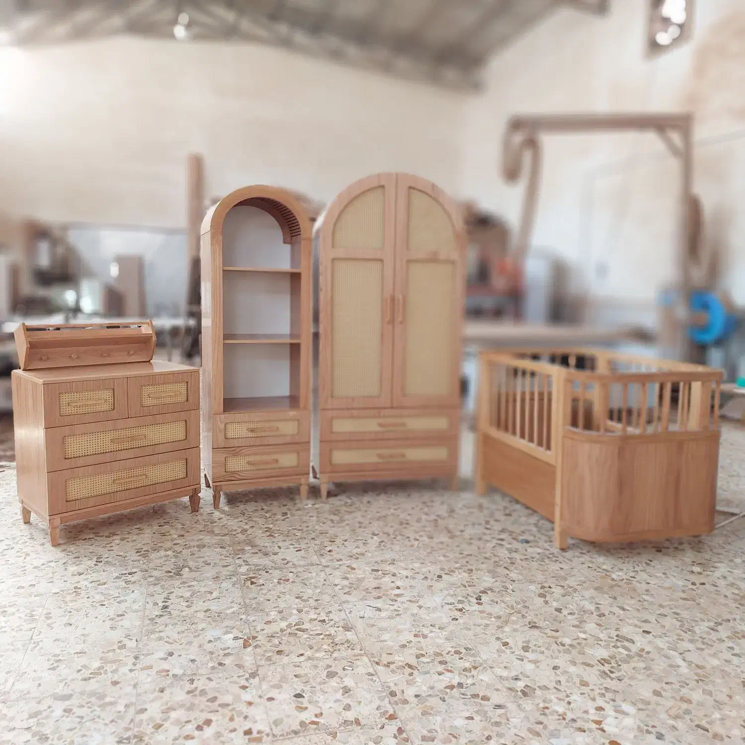 تولید انواع کمد و تخت سیسمونی نوزادونوجوان ودونفره|اسباب و اثاث بچه|اصفهان, رهنان|دیوار