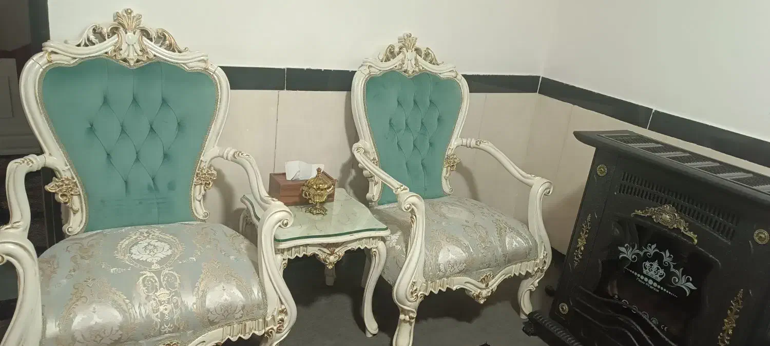 مبل هفت نفره استیل ناهار خوری 4نفره|مبلمان خانگی و میز عسلی|مشگین شهر, |دیوار