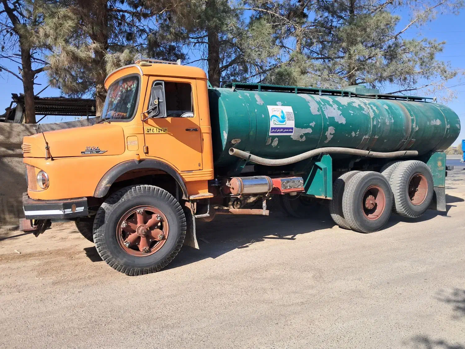 ده چرخ بالاگیر تانکر آب مدل ۱۳۶۰|خودرو سنگین|اصفهان, ارغوانیه|دیوار