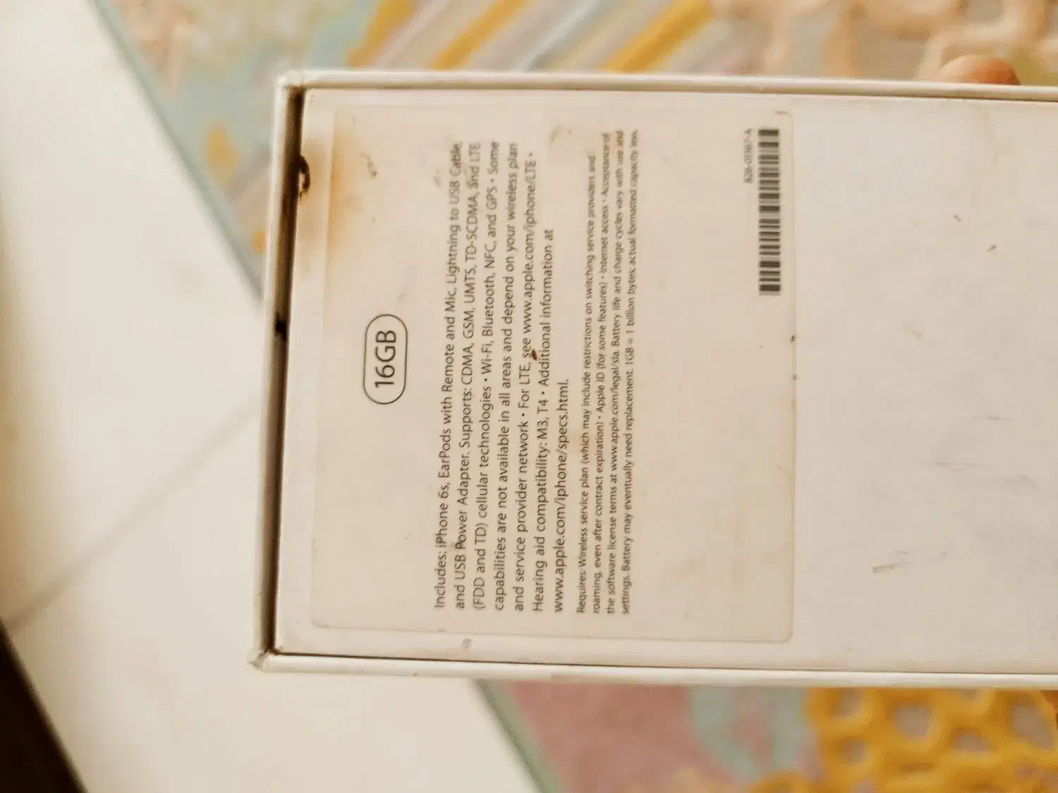 دوگوشی اپل 6s با کارتن iphone نیاز تعمیر|موبایل|تهران, صادقیه|دیوار