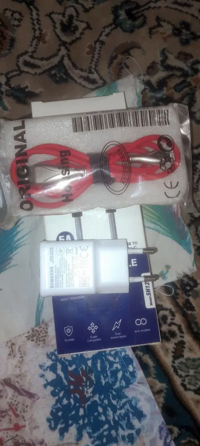 شارژر سامسونگ اصل فست شارژ وکابل شارژر آیفون|لوازم جانبی موبایل و تبلت|زنجان, |دیوار