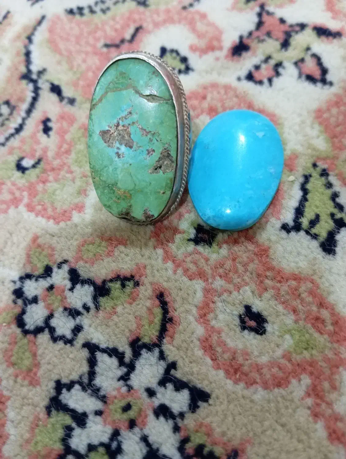 انگشتر فیروزه نیشابوری|جواهرات|سراوان, |دیوار